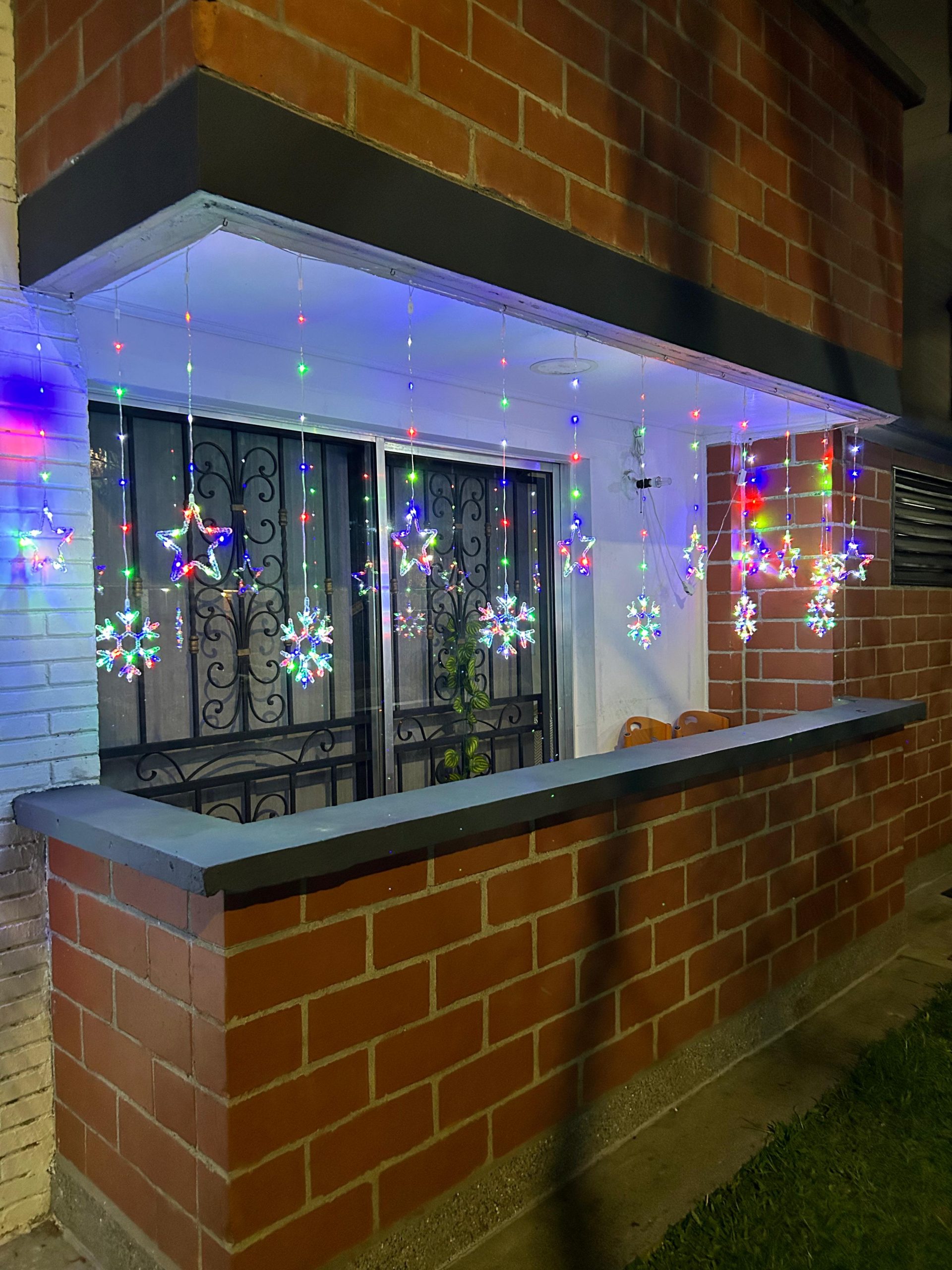 💡CORTINA CON FIGURAS – COPO + NIEVE ❄️