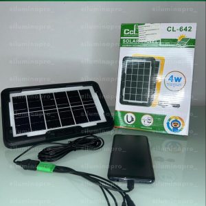 🔌 Panel Solar 4W Cargador de Celulares
