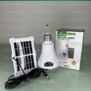 💡Bombillo Solar 30W con Panel