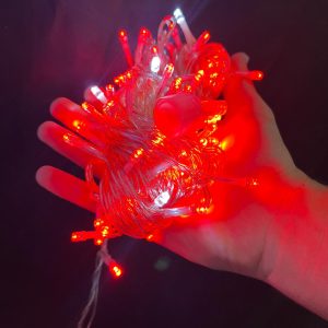 💡 LUZ LINEAL NAVIDEÑA TIPO FRASHER CABLE TRANSPARENTE(11 m)