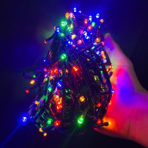 💡 LUZ LINEAL NAVIDEÑA TRADICIONAL – CABLE VERDE (7.5 m a 100 m)